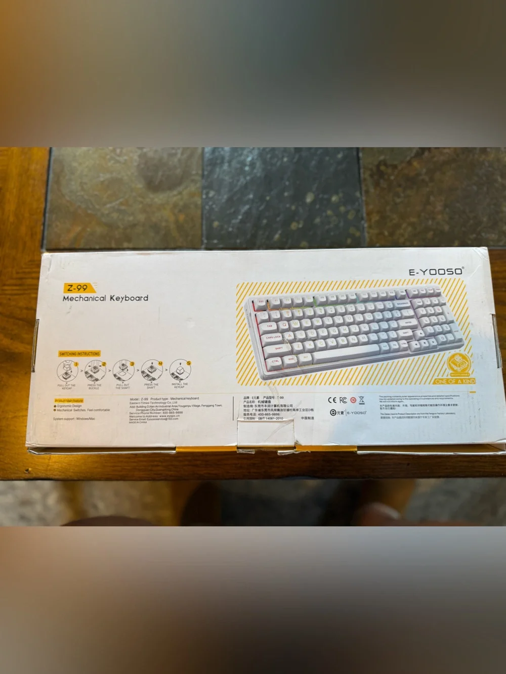 E-YOOSO® Z-99 Mechanical Keyboard NWT